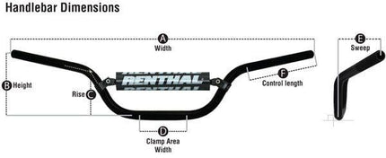 Renthal Twinwall Yz/yzf 921, Yamaha Yz/yzf 06+, Renthal 921-01-BK-07-185