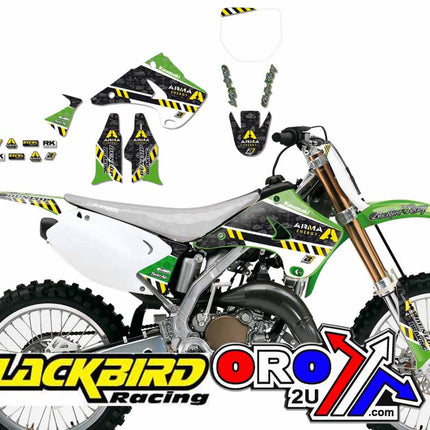 03-08 KX125 250 Arma Energy Graphics, Blackbird 2408F