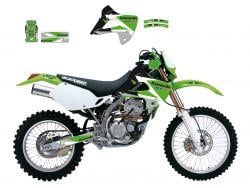 97-08 KLX300 Dream 3 Graphics, Blackbird 2412E