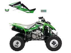 03-08 KFX400 Dream 2 Graphic, Blackbird Decal Set 2Q05A