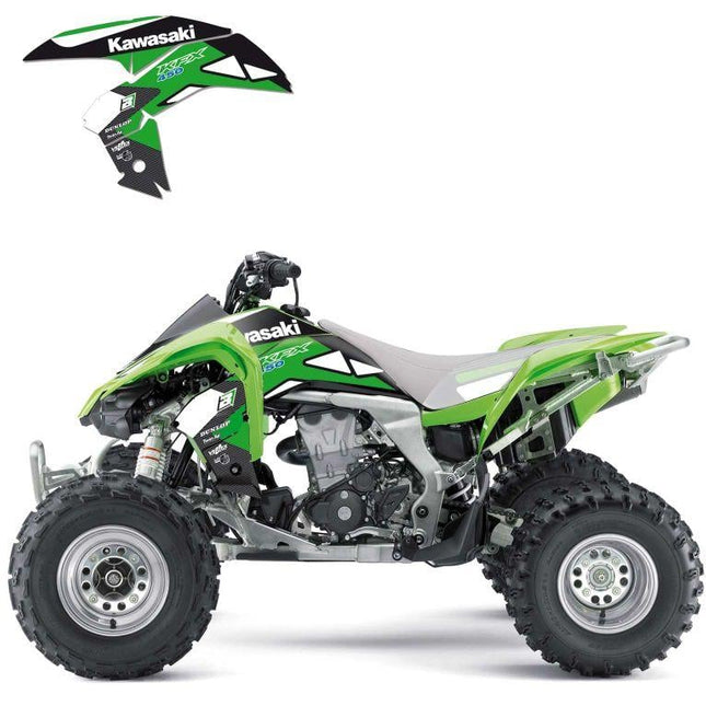 08-16 KFX450 DREAM-2 ATV, Blackbird Decal Set 2Q14A
