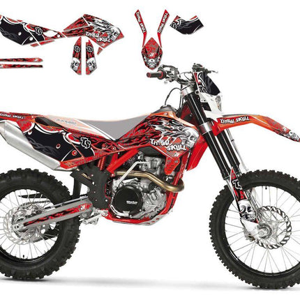 10-12 Beta Tribal Skull 2, Blackbird Decal Kit 2B01B