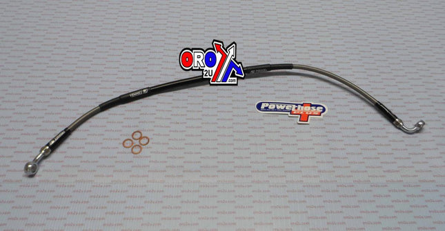 Hose Rear Brake Silver / Blk, Venhill H01-2-026/P Te, Tc 500 FIR