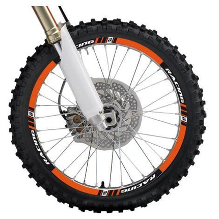 Rim Sticker Orange Racing, 5081/90 Blackbird