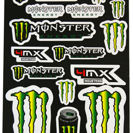 Sticker Sheet Monster 30x45cm