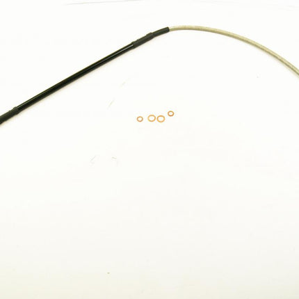 Hose Front Brake Silver / Blk, Venhill K01-1-043/P-CL