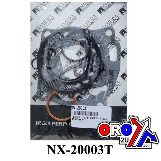 Gasket Top Set 92-94 KX125, Namura NX-20003T Kawasaki