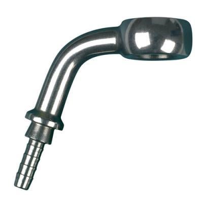 Banjo 70* Extended Plated, Swage Crimp Fitting 600 Series -3, Goodridge S5070-03Z1 S5070-03Z1