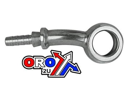 Banjo 20x20 Bend R/H Stainless, Swage Crimp Fitting 600 Series -3, Goodridge S5093R-03C