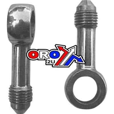M10 Banjo Straight 3/8UNF Fr, B592-03CSWAGE Crimp Fitting 600 Series -3, / Steel Zinc