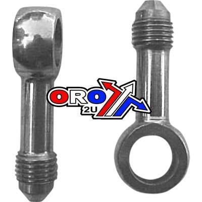 M10 Banjo Straight 3/8UNF Fr, B592-03CSWAGE Crimp Fitting 600 Series -3, / Steel Zinc