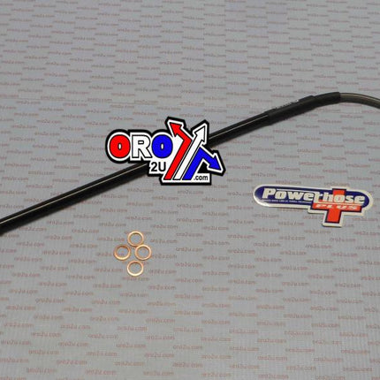 Hose Rear Brake Silver / Blk, Venhill Y01-2-003/P YZ125/250