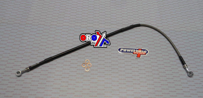 Hose Rear Brake Silver / Blk, Venhill Y01-2-003/P YZ125/250