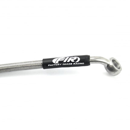 Hose Rear Brake Silver / Blk, Honda CR125 CR250 CR500 FIR, Kit Done, Venhill H02-2-014/P