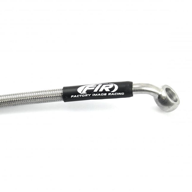 Hose Rear Brake Silver / Blk, Honda CR125 CR250 CR500 FIR, Kit Done, Venhill H02-2-014/P