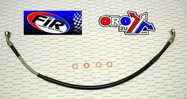 Hose Rear Brake Silver / Black, Beta Rr 08-16 2 & 4 Stroke
