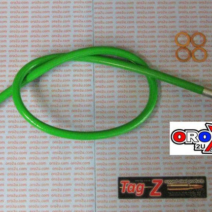 Hose Rear Brake Green / Blk KX125/250 (K2-K5) 1995-98