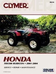 Manual 01-04 TRX500 Clymer