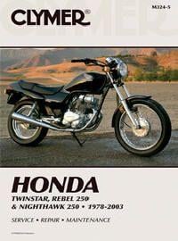 MANUAL Honda Twinstar, Rebel, CLYMER M324 REPAIR Maintenance
