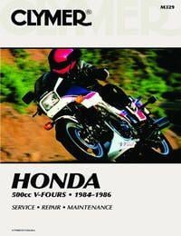 MANUAL Honda 500cc V- Fours, CLYMER M329 REPAIR Maintenance