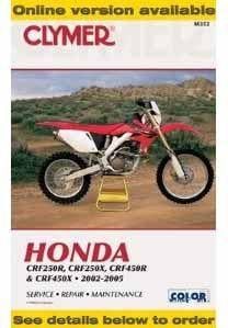 Manual CRF250/450R/X 02-5, Clymer