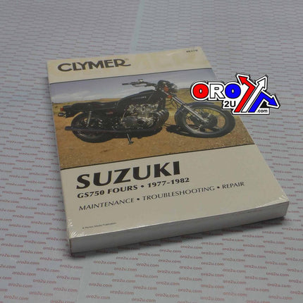 MANUAL Suzuki GS750 Fours, CLYMER M370 REPAIR Maintenance