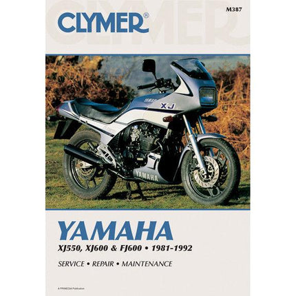 Manual M387 XJ550, XJ600 81-92, Clymer Repair Yamaha