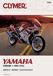 MANUAL Yamaha FZR600 (89-93), CLYMER M396 REPAIR Maintenance