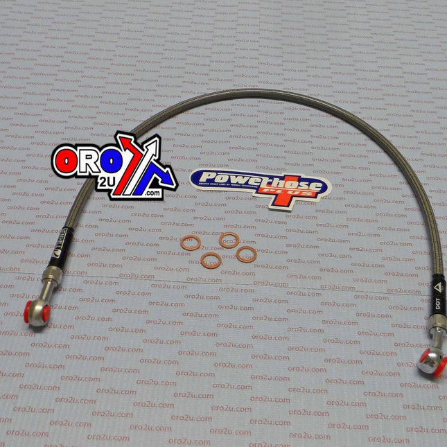 Hose Rear Brake Silver / Blk, Venhill S01-2-021/P