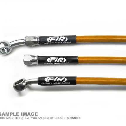 Hose Rear Brake Orange / Blk KTM Exc/sx 125/520 98-2002