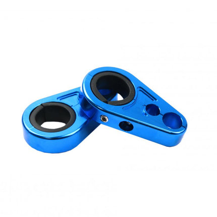 Cable Hose Clamp Set Blue 20-25mm SET2