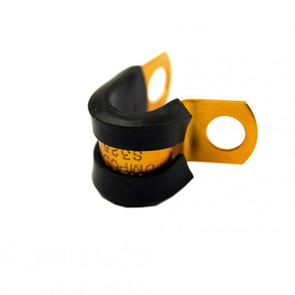 Cushion Tube Clamp Gold, Hose Brake Cluch Clamp / P Clip