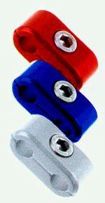 HOSE SEPARATOR BLUE Brake Throttle Clutch Cable Clips Clamp Protector Line Wire Clips Cover For Sportster