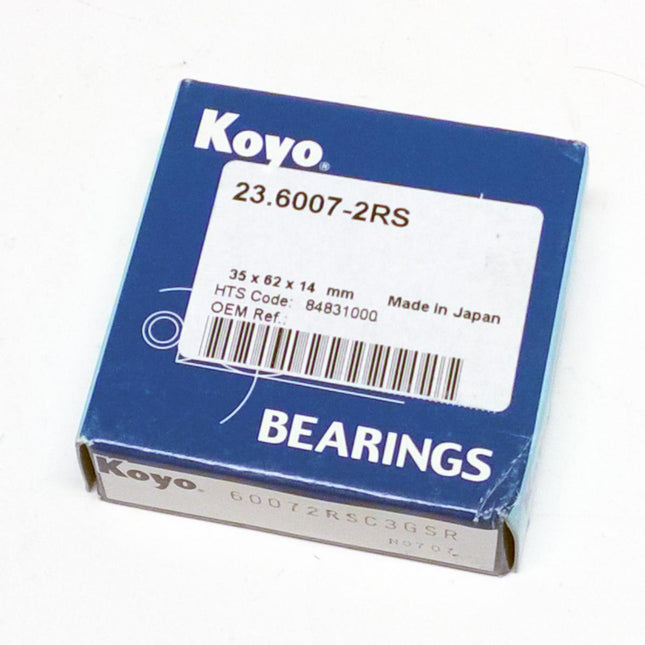 Bearing 6007 2RS C3 Koyo 35x62x14 Prox 23.6007-2RS Made In Japan Each