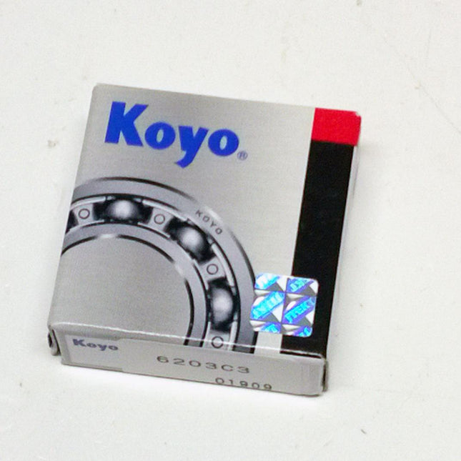 Bearing 6203 C3 Koyo 17x40x12 Open 23.6203C3 Made In Japan Each