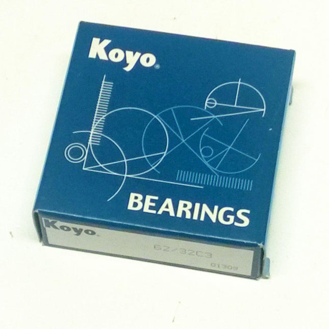 Bearing 62/32 C3 Koyo Open 32x65x17 Size 6232C3 Made In Japan Each