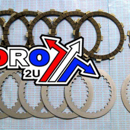 Clutch Plate Kit HD [DRC75] 90-93 CR250, Psychic MX-03543H Kawasaki
