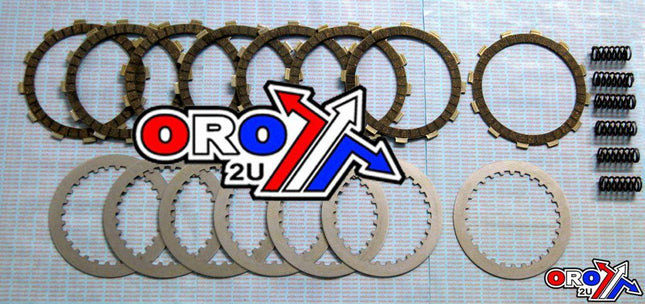 Clutch Plate Kit HD [DRC75] 90-93 CR250, Psychic MX-03543H Kawasaki