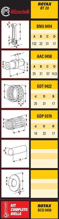 Connecting Rod Kit Rotax, ( BT20) BCO0454