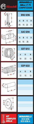 CONNECTING ROD MINARELLI 50, Mazzucchelli BCO0296