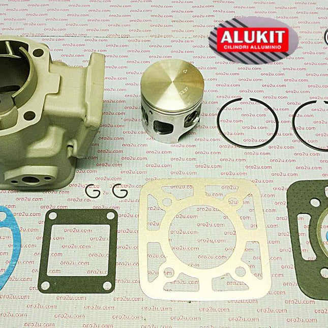 Cylinder Kit Yam DT50LC 54mm, Big Bore H2O Alum, 120606507, Alukit SA0090