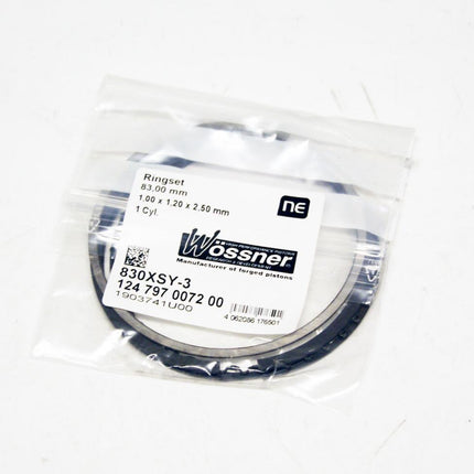 830XSY-3 83mm Wossner Rings 56-R552.WO