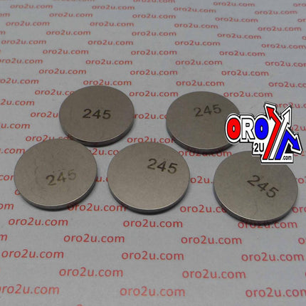 Valve Shim 2.45 25mm PK/5 K&L 13-7527