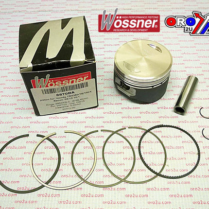 Piston Kit 02-13 TRX250 68.50, Forged Piston Wossner 8870DA, Honda ATV