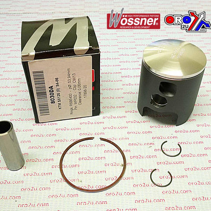 Piston Kit 84-86 KTM125 54.00, Forged Wossner Kit 8030DA