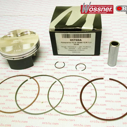 Piston Kit 02-05 Tc Te 250 76, Wossner 8576DA Husqvarna