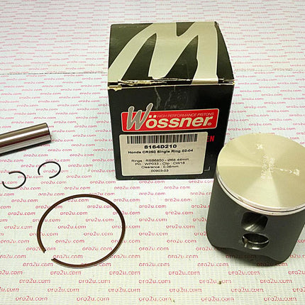 Piston 02-04 CR250 68.50 1RING, Wossner 8164D210 Forged Kit