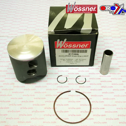 Piston 05-07 CR250 66.40 1RING, Wossner 8172DA Forged Kit