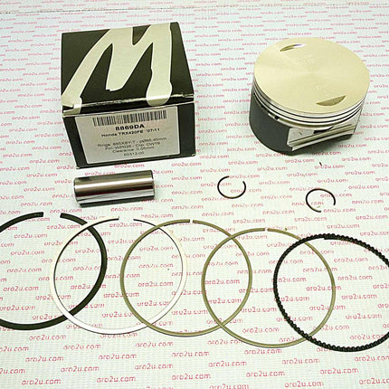Piston Kit 07-20 TRX420 87.00, 8869D050 Wossner Forged Ranche, TRX420FA/FE/FM/TE/TM/FPA/FPE/F