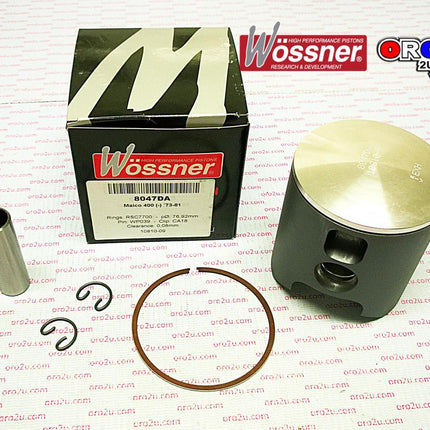 Piston 73-81 Maico 400 78.50, Forged Wossner 8047D150 Kit
